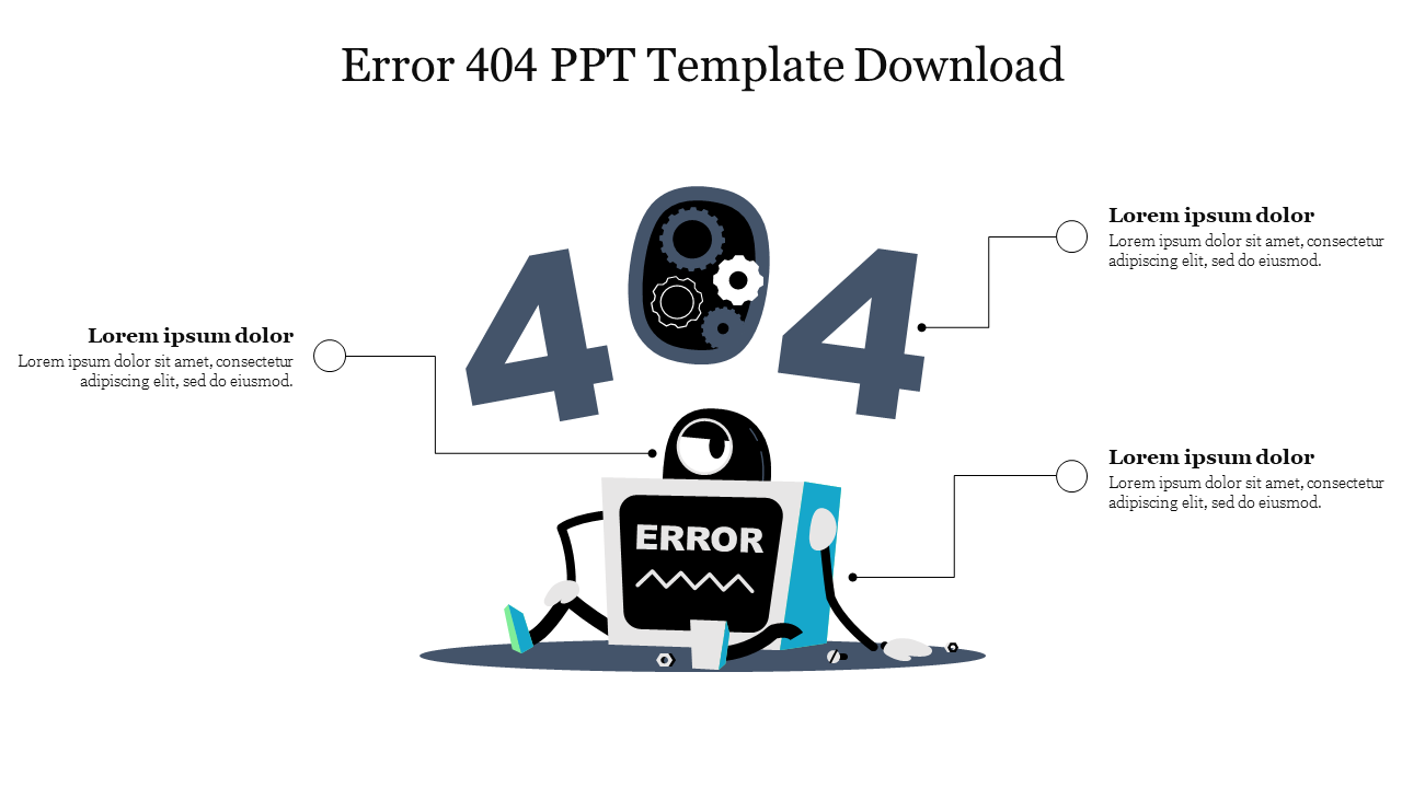Error 404 PPT Template Download